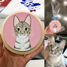 Load image into Gallery viewer, COMMISSION: Gouache Portraits on Wood