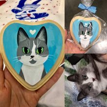 Load image into Gallery viewer, COMMISSION: Gouache Portraits on Wood