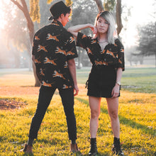 Load image into Gallery viewer, Black Tiger Button Up