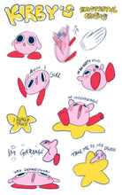 Load image into Gallery viewer, Korby Sticker Sheet: Existential Crisis
