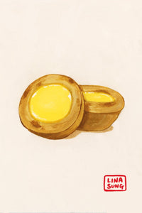 Egg Custard Tart Mini Print